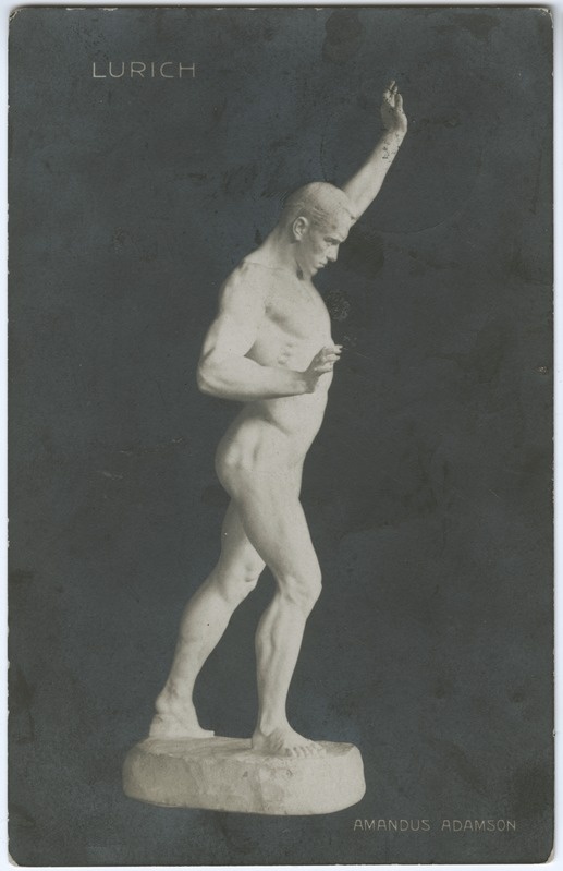 Amandus Adamsoni skulptuur Tšempion (Georg Lurich)