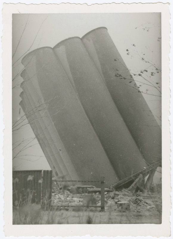 Purustatud Tartu 1944.a. Viljahoidla.