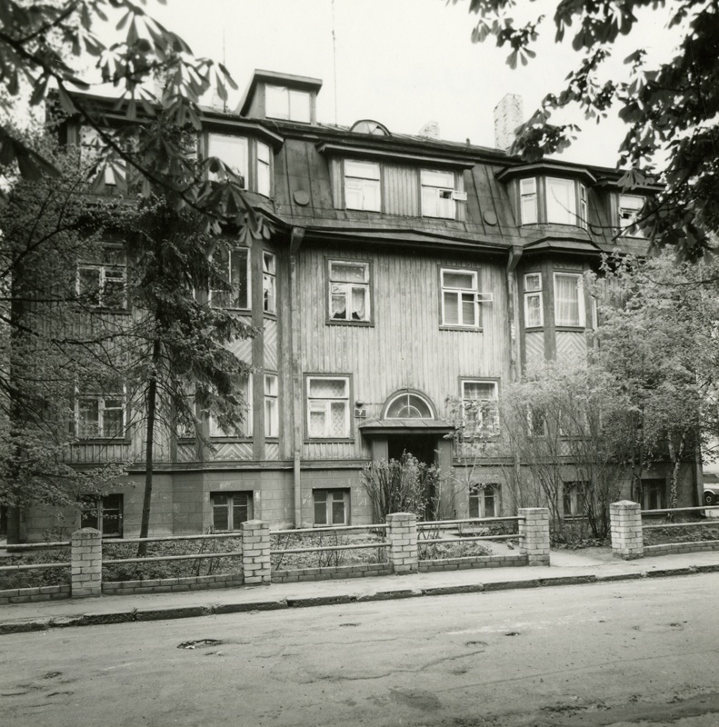 Apartment building in Tallinn, Wiedemann 7, view of the building. Architect Karl Tarvas