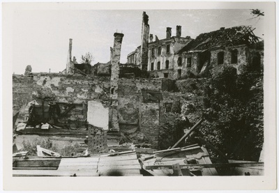 Narva 1944.a. Sauna varemed.  duplicate photo