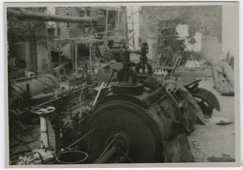 Purustatud tehas 1941-1944.a. Tööstusseadmed