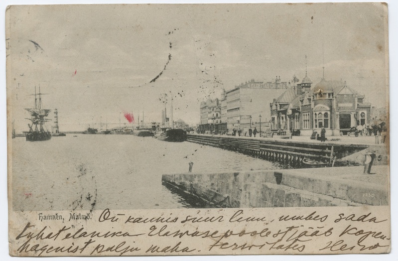 Malmö. Vaade sadamale.