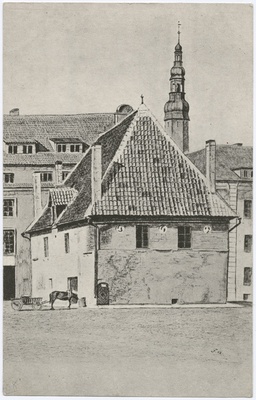 Tallinn, Raekoja plats. Vaekoda.  duplicate photo