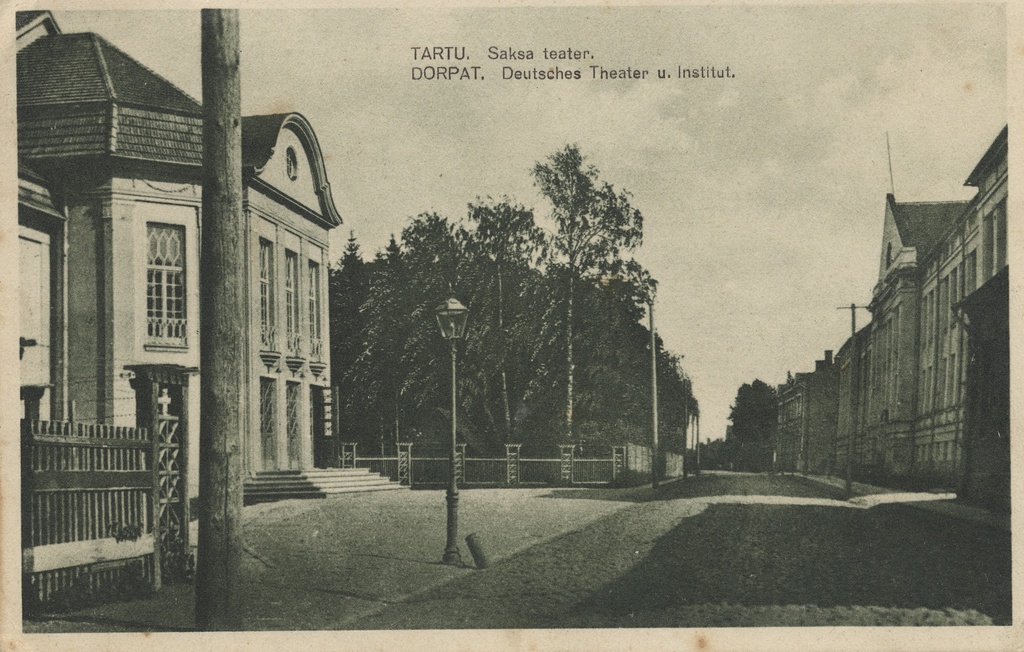 Tartu : German Theatre = Dorpat : Deutsches Theater u. Institute