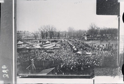 1905. aasta oktoobri sündmused Tallinnas. Matuserongkäik Vene turul  duplicate photo