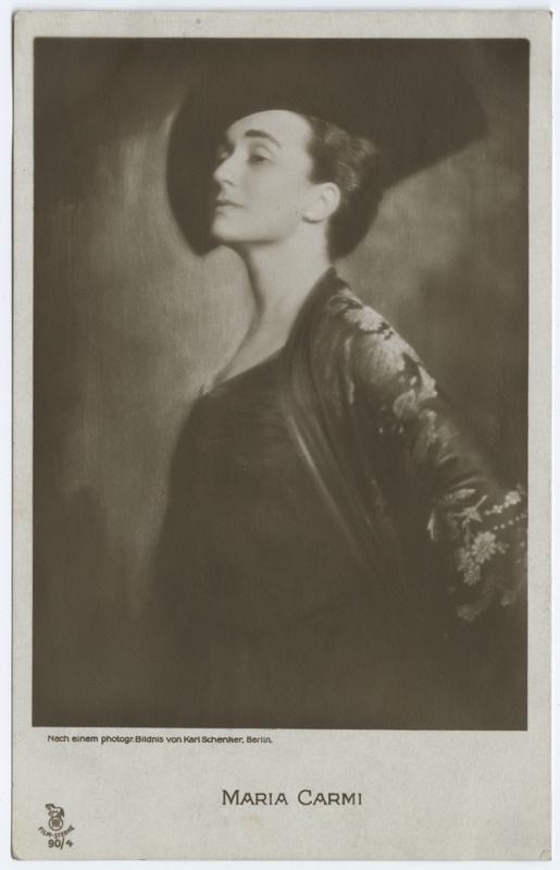 Näitlejanna Maria Carmi portree