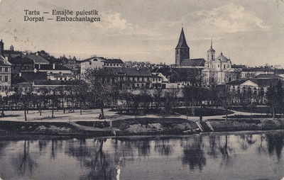 Tartu : Emajõe puiestik = Dorpat : Embachanlagen  duplicate photo