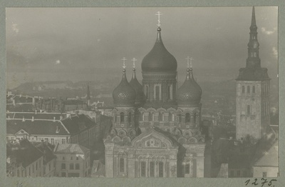 Tallinna Vanalinn. Aerofoto (lennuvaade) Aleksander Nevski katedraalist  similar photo