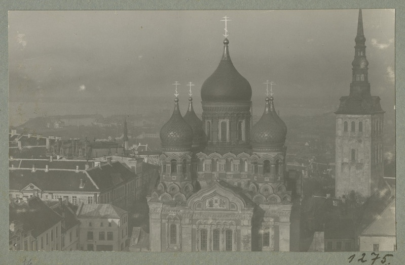 Tallinna Vanalinn. Aerofoto (lennuvaade) Aleksander Nevski katedraalist