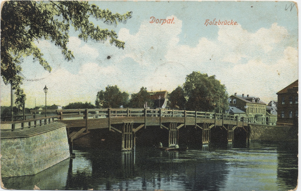 Dorpat : wooden bridge