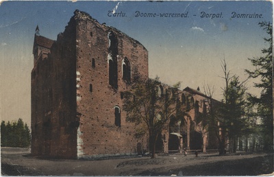 Tartu : Doome-waremed = Dorpat : Domruine  duplicate photo