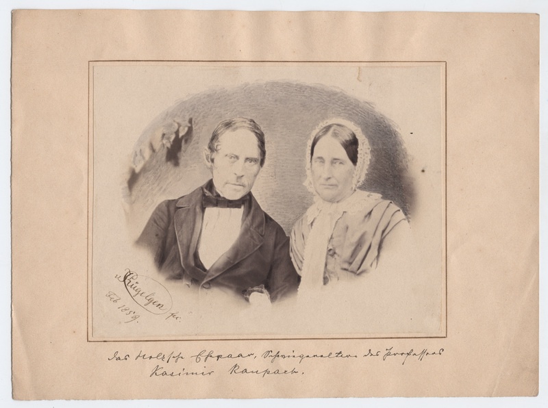 Paarisportree: abielupaar Holz'id (Kasimir Raupach'i äi ja ämm).