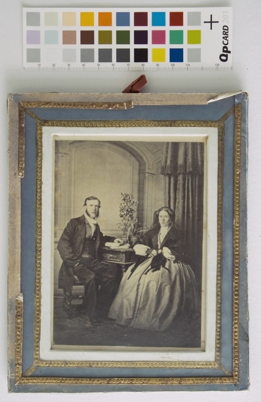 Paarisportree: pastor Theodor G.W. Walcker ja tema abikaasa Therese.