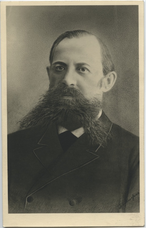 Sergei Šahhovskoi (1852-1894) rindportree. Repro fotost.