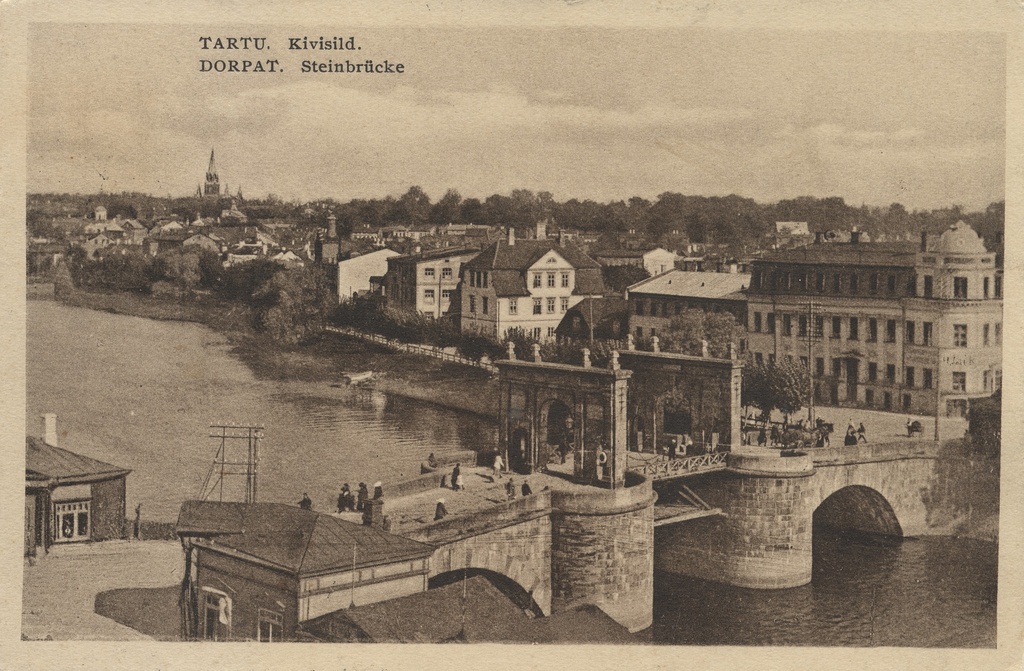 Tartu : stone sild = Dorpat : Stein bridge