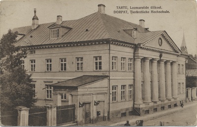 Tartu : Animal[a]rstide University = Dorpat : Tierärztliche Hochschule  duplicate photo