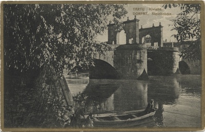 Tartu : stone sild = Dorpat : Stein bridge  duplicate photo