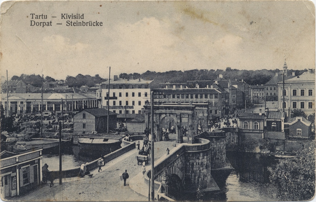 Tartu : stone sild = Dorpat : Stein bridge