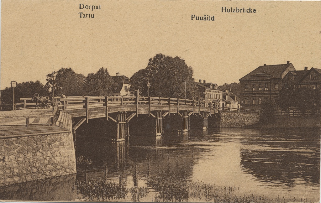 Dorpat : wood bridge = Tartu : puu bridge