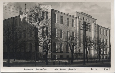 Tartu Estonia : Gymnasium of the Sons = urba knaba gimnazio  duplicate photo