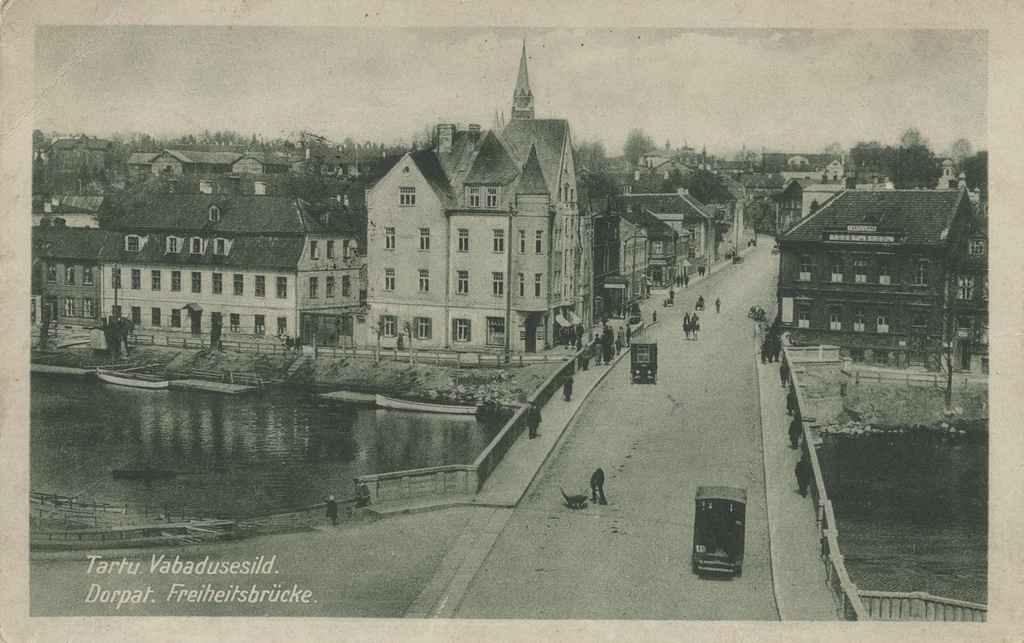 Tartu : Freedom Bridge = Dorpat : Freedom Bridge