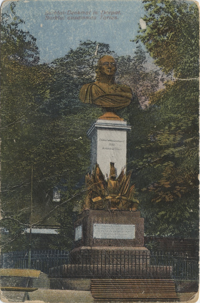 Barklai-denkmal in Dorpat : Barklai ausamma in Tartu