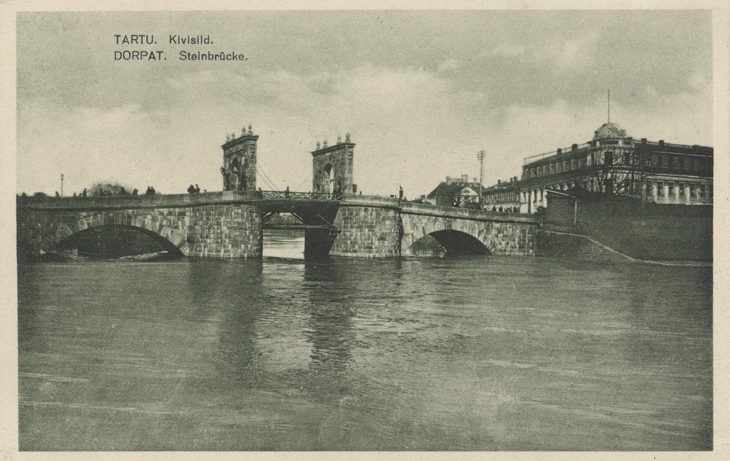 Tartu : stone sild = Dorpat : Stein bridge