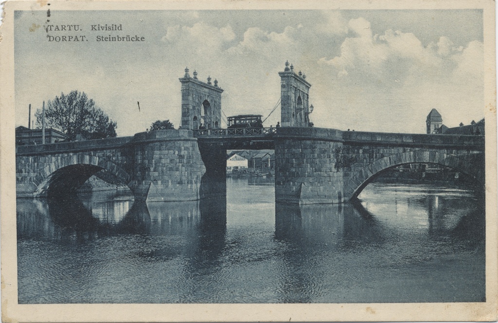 Tartu : stone sild = Dorpat : Stein bridge