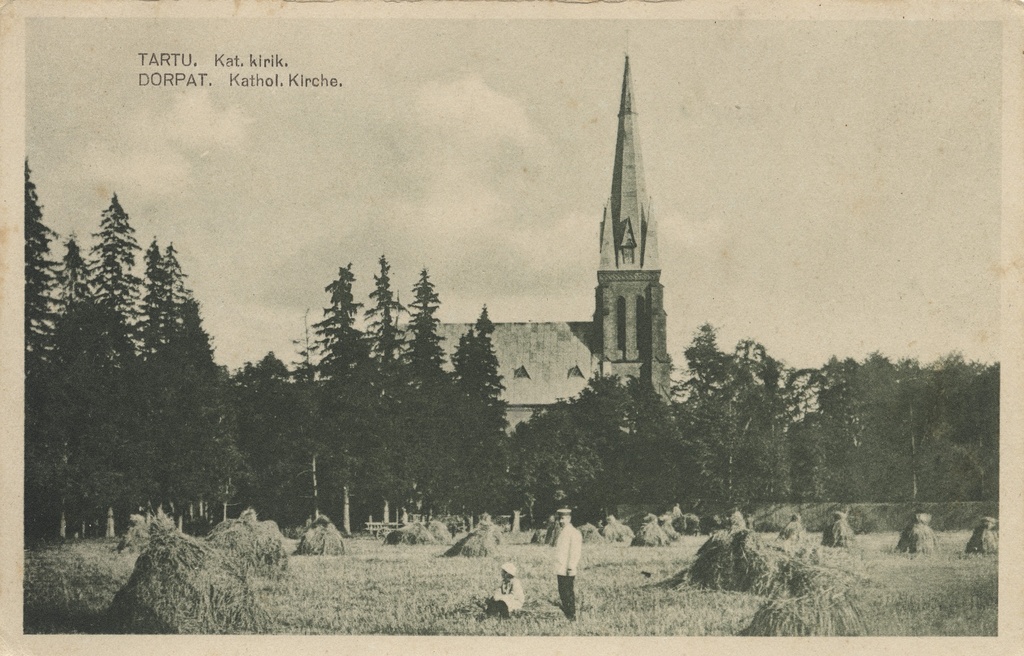 Tartu : cover. Church = Dorpat : Kathol. Church