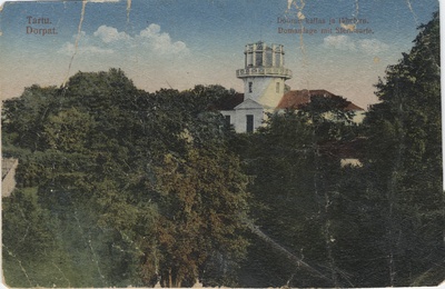 Tartu : Doome on the edge and star tower = Dorpat : Domanlage with Sternwarte  similar photo