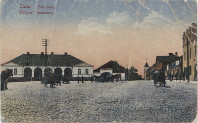 Tartu post station : Dorpat : Poststation  duplicate photo