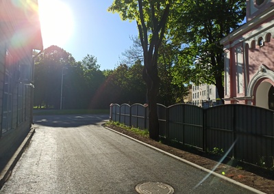 Tartu. Main building of the Tartu Institute of Veterinary Medicine, Russian tn. rephoto