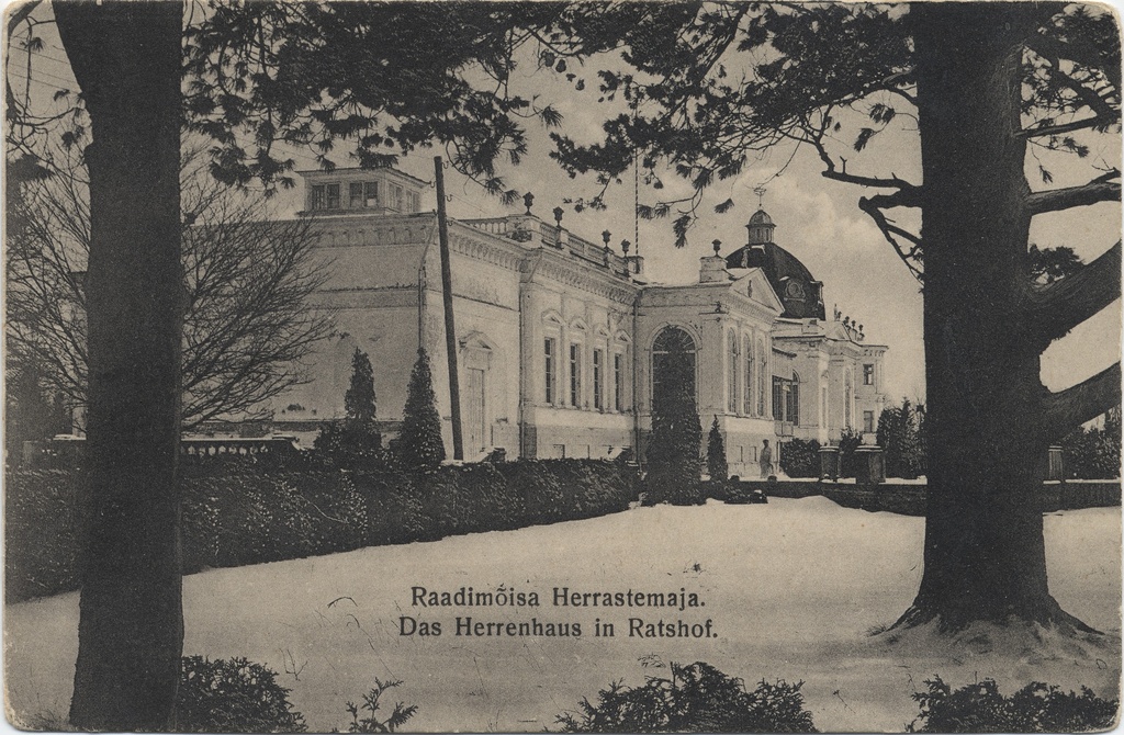 Raadimõisa Herrastemaja : Das Herrenhaus in Ratshof