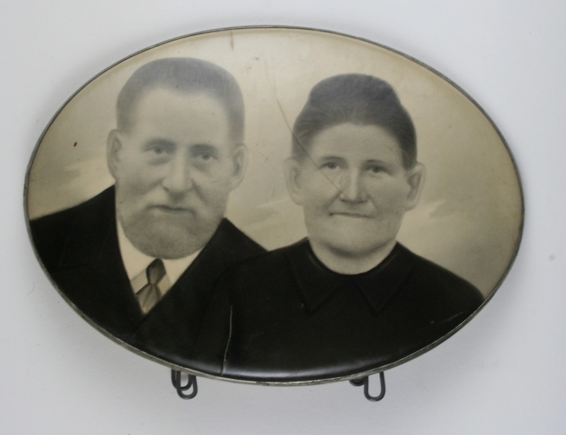 Eva Wilhelmine-Hansen-Hogand ja Aleksander Hogand - kaksikportree