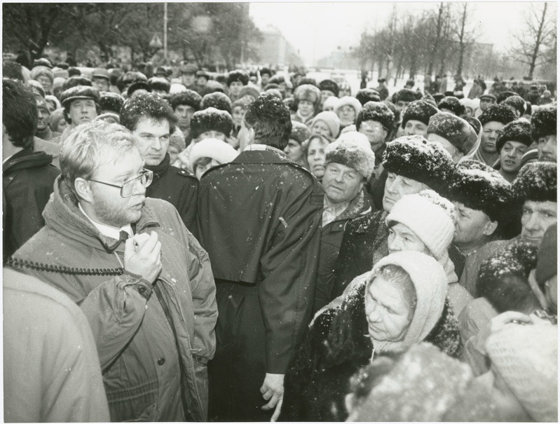 Peaminister Mart Laar Kirde-Eestis.