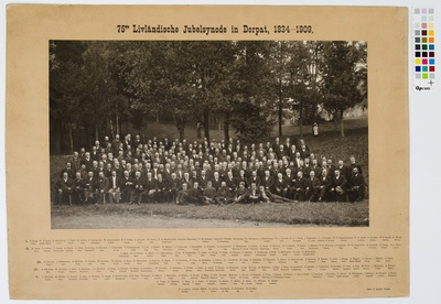Grupipilt: Liivimaa pastorid 75. juubelisinodil Tartus (174 isikut).  duplicate photo