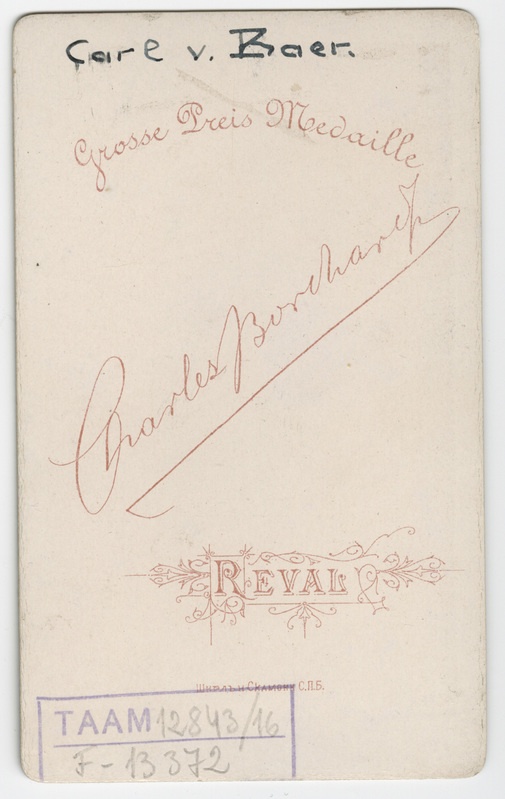 Portree: Carl von Baer.