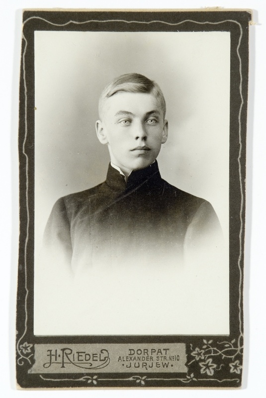 Paul Laamann koolipoisina Tartus ca 1910.a.