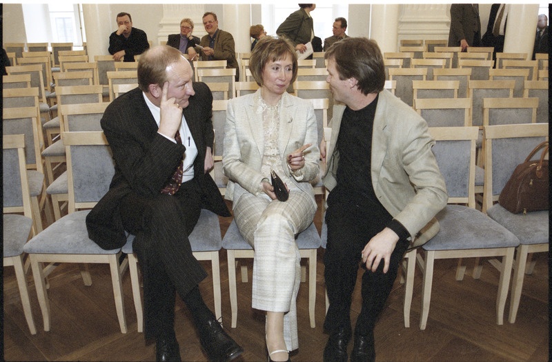 Tartu Ülikooli rektori valimised aulas, 28. veebr. 2003