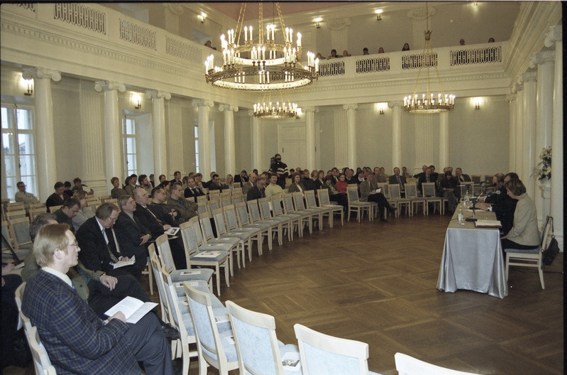 Rektorikandidaatide debatt Tartu ülikooli aulas, 25. veebr. 2003