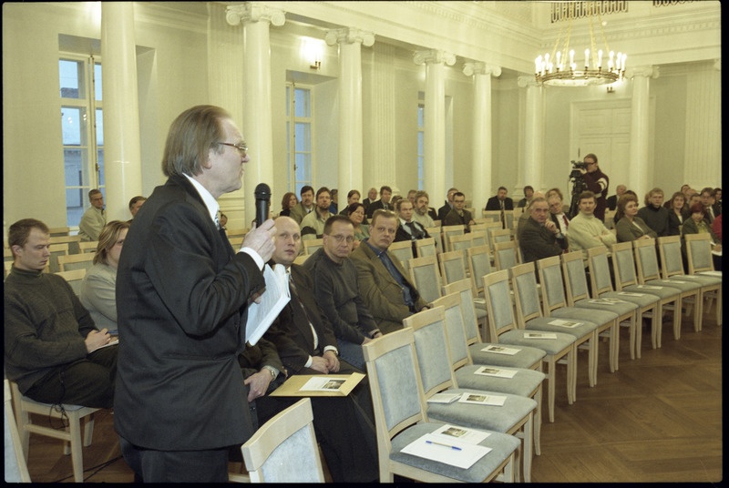Rektorikandidaatide debatt Tartu ülikooli aulas, 25. veebr. 2003