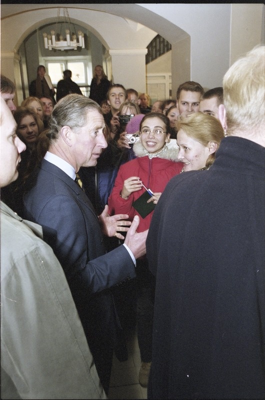 Briti kroonprints Charles külaskäik Tartu Ülikooli,  6. nov. 2001