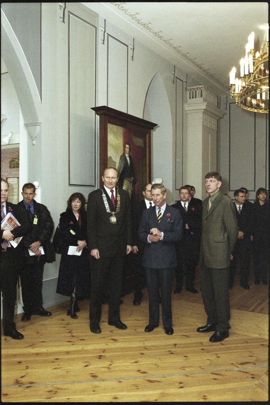 Briti kroonprints Charles külaskäik Tartu Ülikooli,  6. nov. 2001