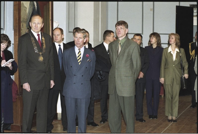 Briti kroonprints Charles külaskäik Tartu Ülikooli,  6. nov. 2001