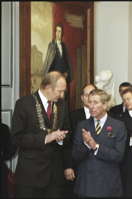 Briti kroonprints Charles külaskäik Tartu Ülikooli,  6. nov. 2001