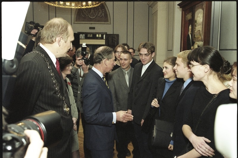 Briti kroonprints Charles külaskäik Tartu Ülikooli,  6. nov. 2001