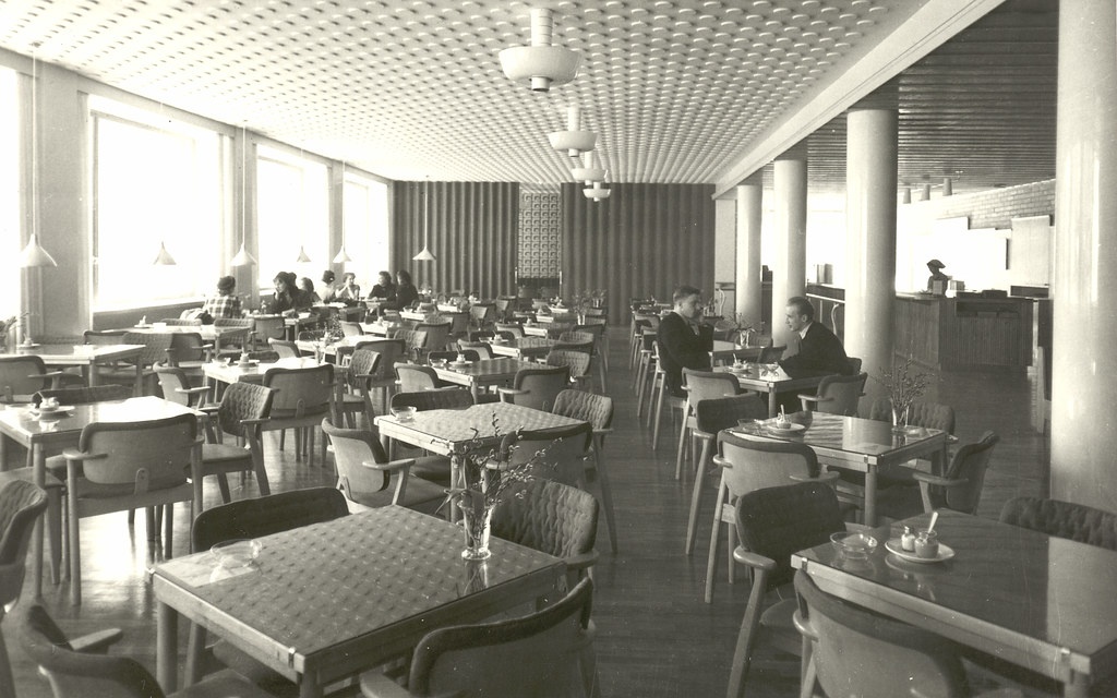 Student canteen Rafla in the 1950s