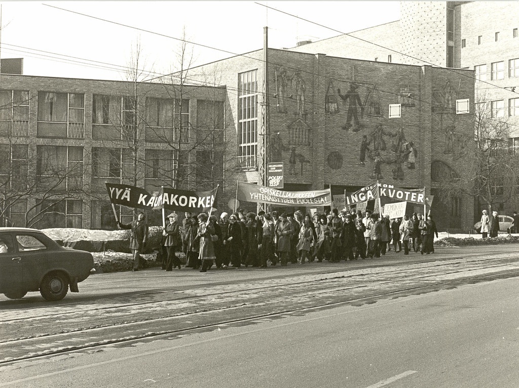 Protesting students, 1970s