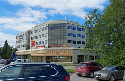 Salvo tehasehoone, vaade spordijalatsite tsehhile. Arhitektid E. Mikkola, R. Koppel, Mart Kalling rephoto