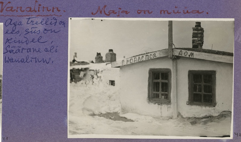 Feodorovka küla vaade talvel - maja müügis.